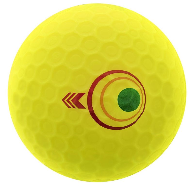 Bridgestone e12 Straight MindSet Golfbälle, gelb