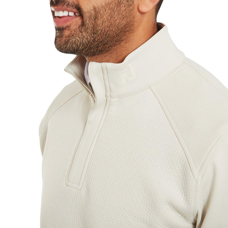 Footjoy ThermoSeries Ottoman Midlayer Herren Sweatshirt, stone