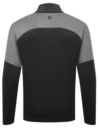 FootJoy ThermoSeries Jacquard Midlayer Herren Sweatshirt, schwarz/grau