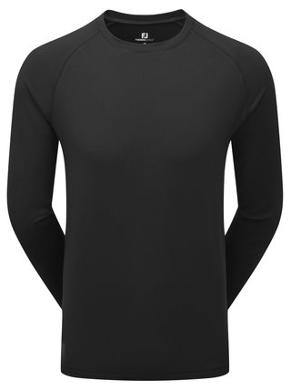 ThermoSeries Fleece Baselayer Herren Funktions-T-Shirt, schwarz