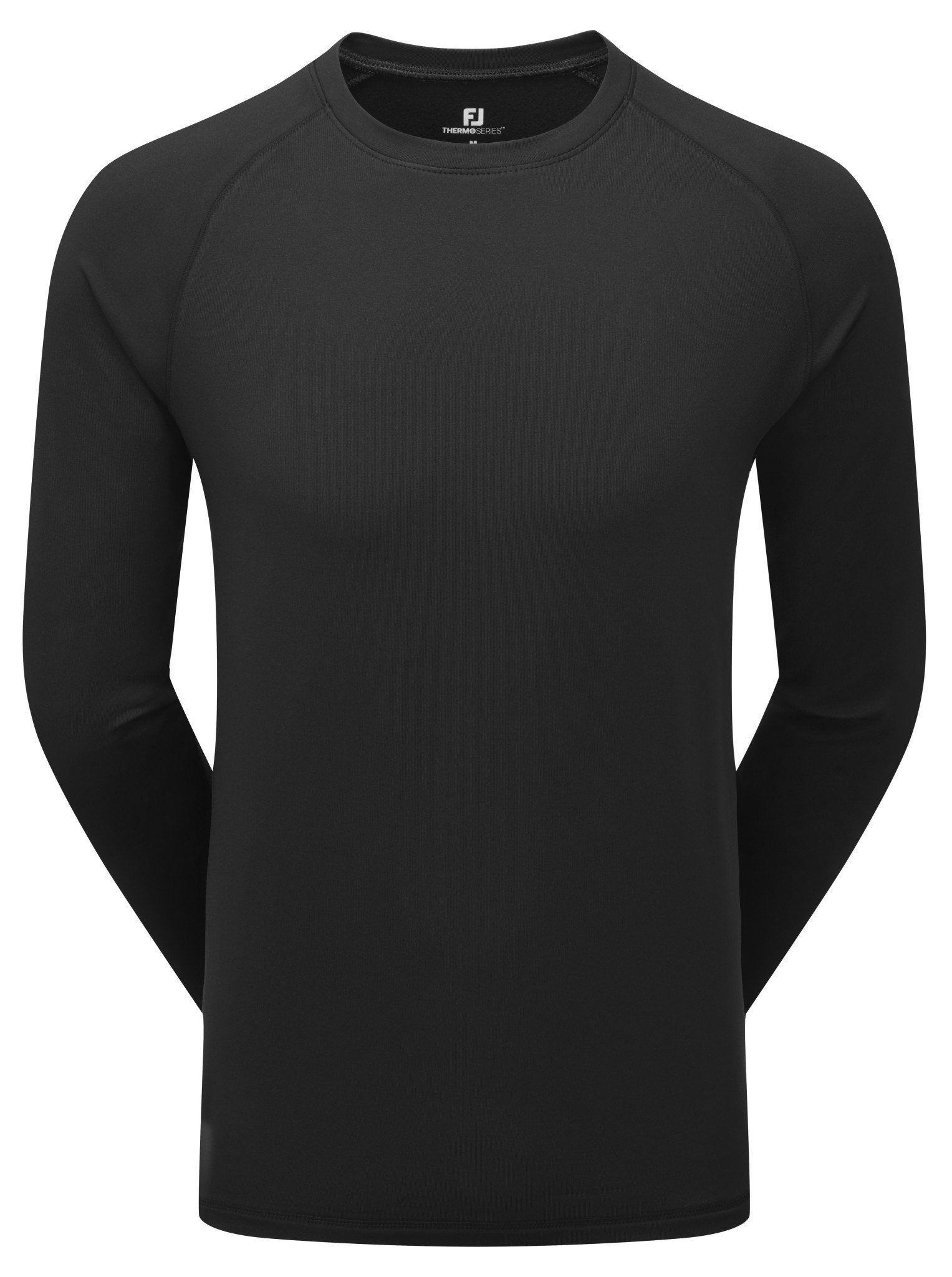 ThermoSeries Fleece Baselayer Herren Funktions-T-Shirt, schwarz