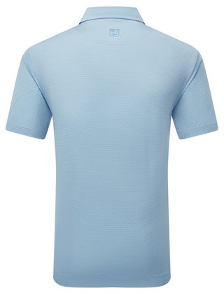FootJoy Deco Diamond Print Herren Poloshirt, blau