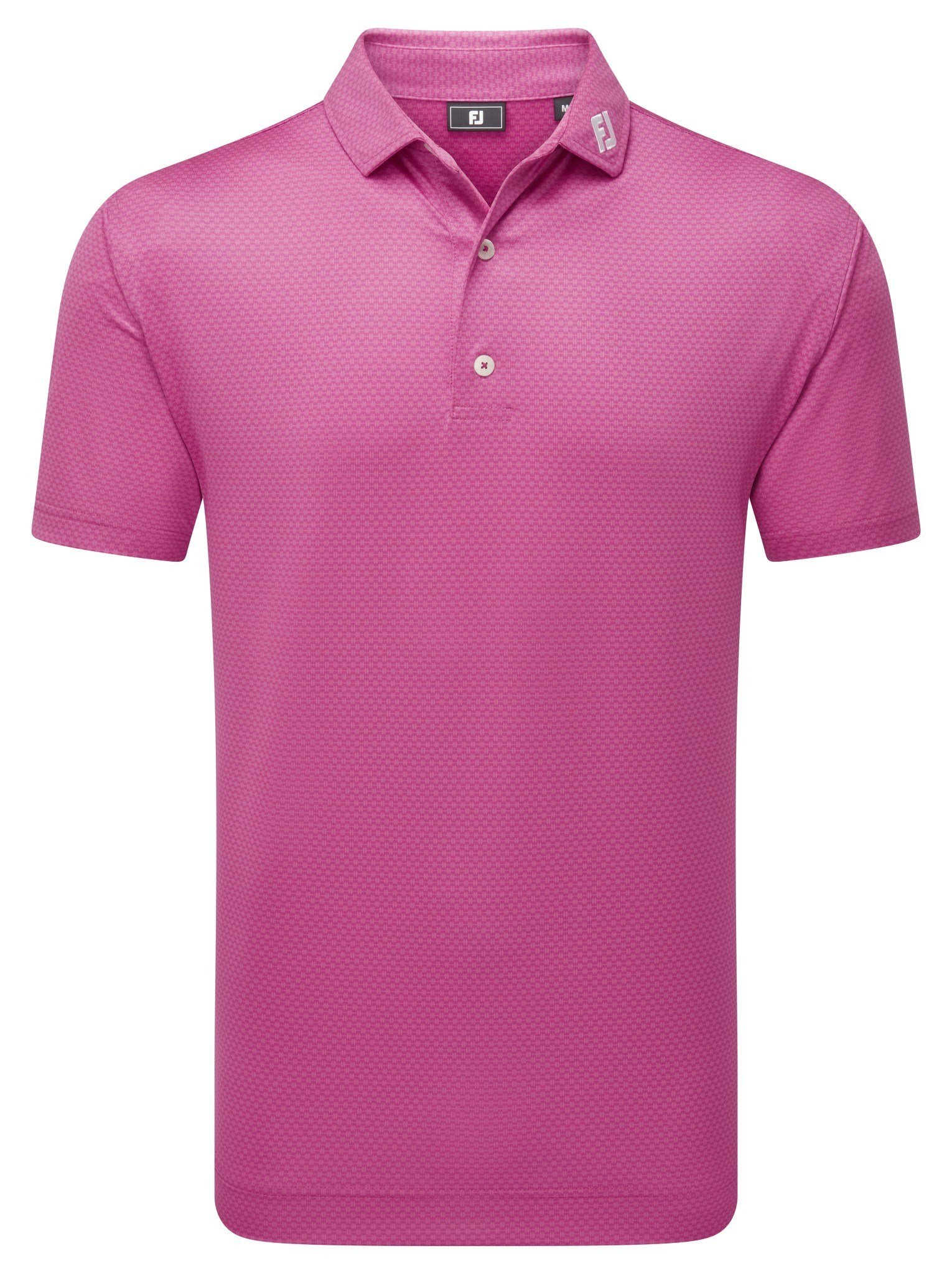 FootJoy ABACUS PRINT Herren Poloshirt, magenta