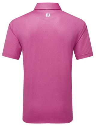 FootJoy ABACUS PRINT Herren Poloshirt, magenta