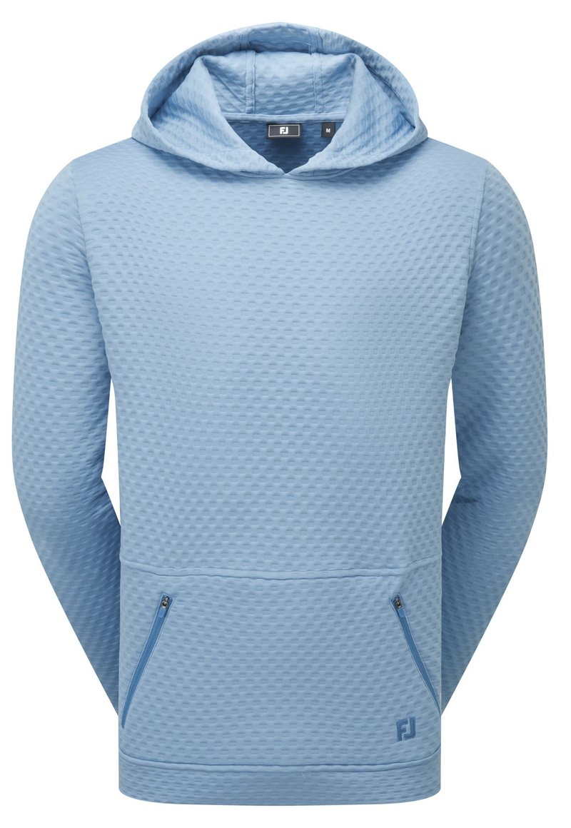 FootJoy Textured Knit Hoodie Herren Sweatshirt, blau