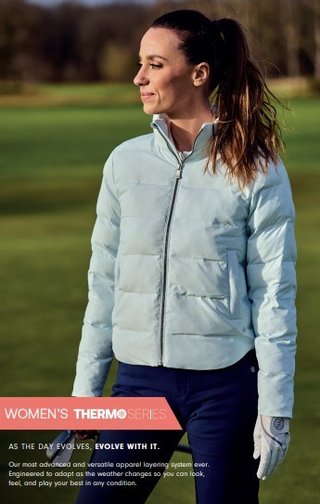 FootJoy ThermoSeries Insulated Damenjacke, ice blue
