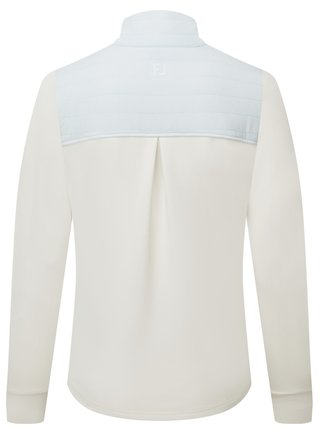 FootJoy ThermoSeries Hybrid Popover Damen Sweatshirt, off white/ice blue