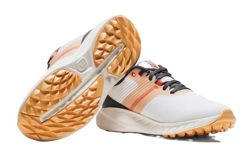 FootJoy Flex Damen Golfschuhe, cream/pink/chocolate
