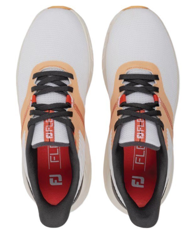 FootJoy Flex Damen Golfschuhe, cream/pink/chocolate
