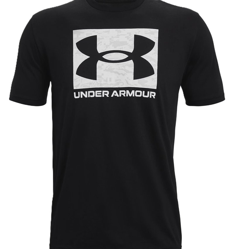 Under Armour ABC Camo Boxed Logo SS Herren T-Shirt, schwarz