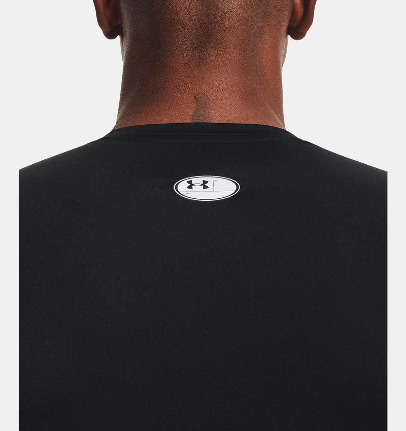 Under Armour HeatGear Herren Thermo Shirt, schwarz