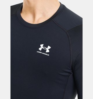 Under Armour HeatGear Herren Thermo Shirt, schwarz