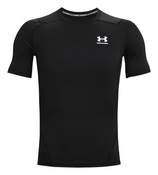 Under Armour HeatGear Herren Kompressions-Shirt, schwarz/weiß