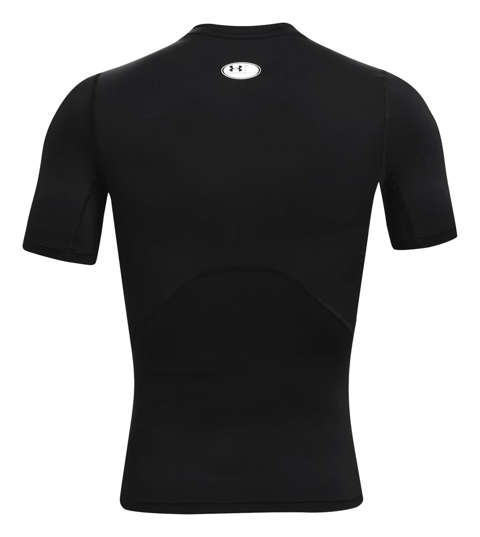Under Armour HeatGear Herren Kompressions-Shirt, schwarz/weiß