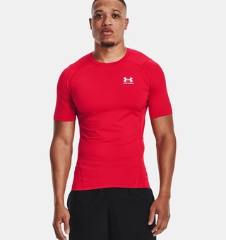 Under Armour HeatGear Herren Thermo Shirt, rot
