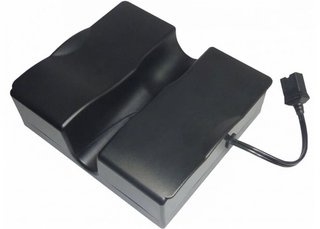 LionTec 12 V (14,4 V) - 26,0 Ah Akku für Motocaddy S-Serie 2018 und älter + Ladegerät, schwarz