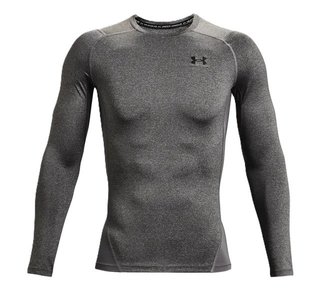 Under Armour HG Armour Comp LS Herren-Kompressionsshirt, grau
