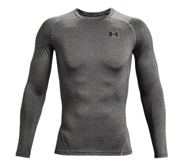 Under Armour HG Armour Comp LS Herren-Kompressionsshirt, grau