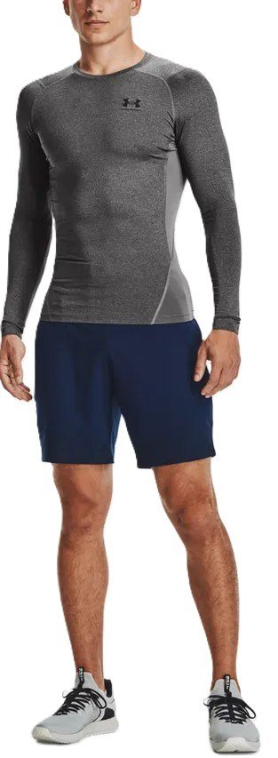 Under Armour HG Armour Comp LS Herren-Kompressionsshirt, grau