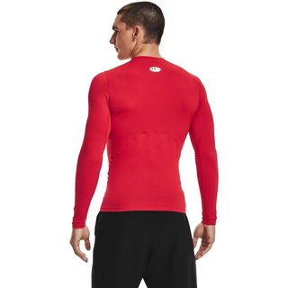 Under Armour HG Armour Comp LS Herren-Kompressionsshirt, rot