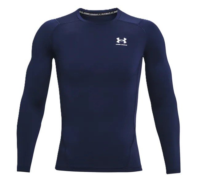 Under Armour HG Armour Comp LS Herren-Kompressionsshirt, dunkelblau