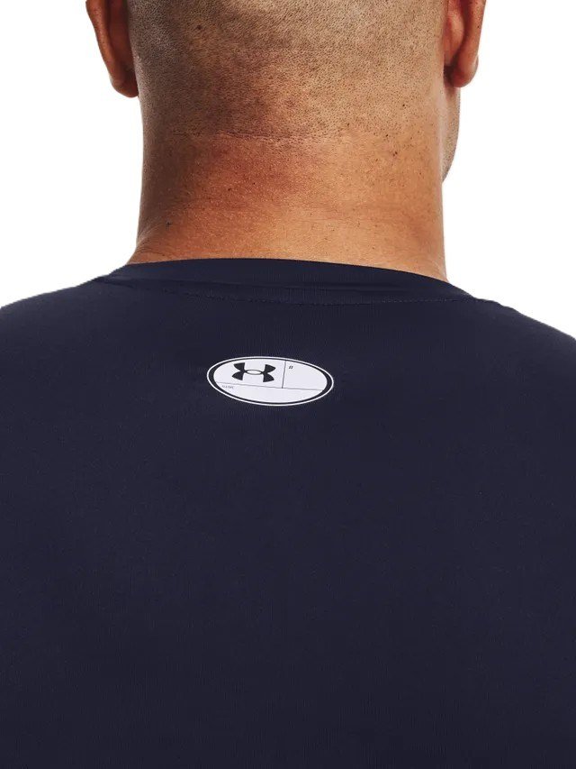 Under Armour HG Armour Comp LS Herren-Kompressionsshirt, dunkelblau