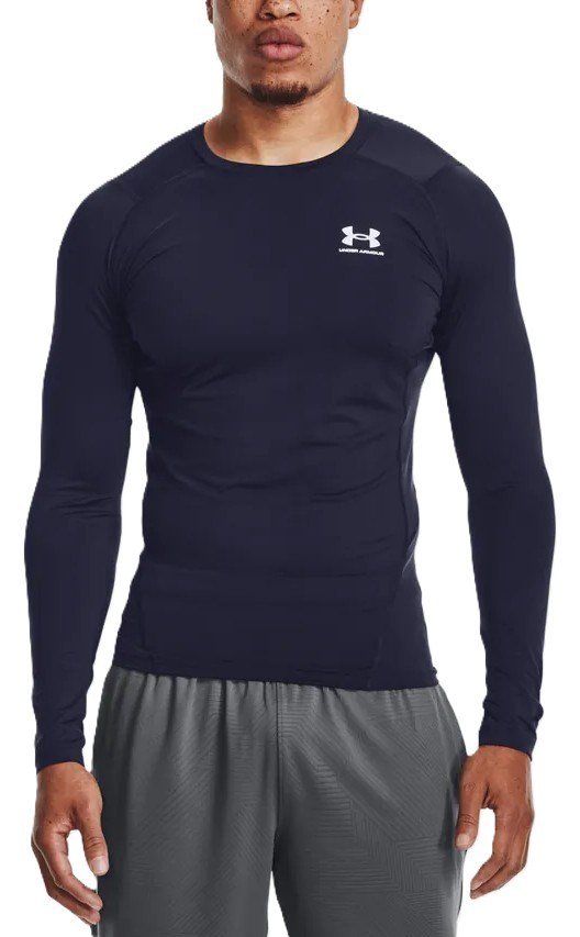Under Armour HG Armour Comp LS Herren-Kompressionsshirt, dunkelblau