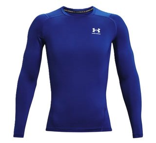 Under Armour HG Armour Comp LS Herren-Kompressionsshirt, blau