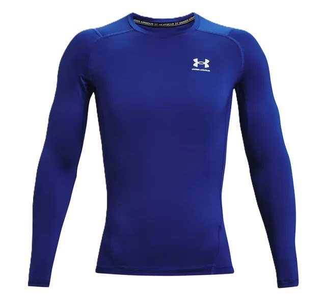 Under Armour HG Armour Comp LS Herren-Kompressionsshirt, blau