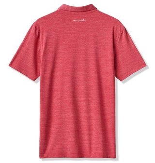 Travis Mathew The Heater Herren Poloshirt, heather scooter
