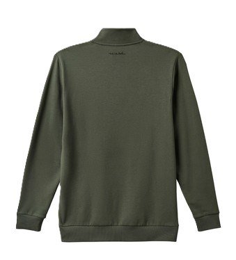 Travis Mathew CLOUD QUARTER ZIP 2.0 Hoodie Herren Sweatshirt, darrk olive