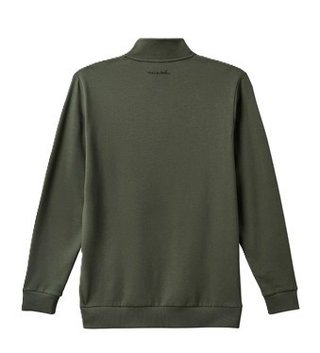 Travis Mathew CLOUD QUARTER ZIP 2.0 Hoodie Herren Sweatshirt, darrk olive
