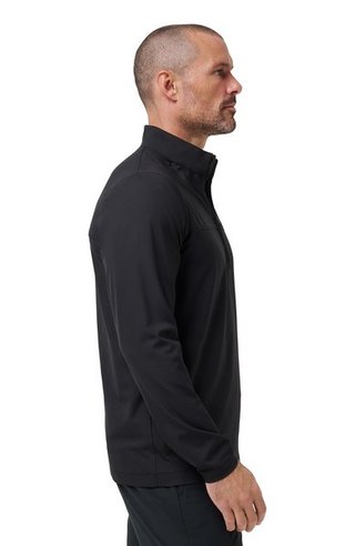 Travis Mathew Wanderlust quater zip Herrenjacke, schwarz