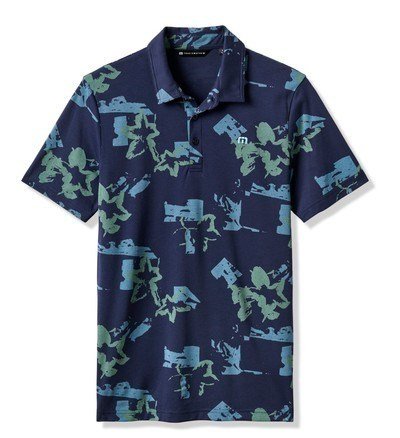 Travis Mathew Favorite Hello Herren Poloshirt, total eclipse