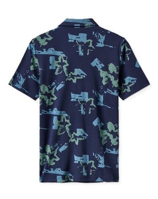 Travis Mathew Favorite Hello Herren Poloshirt, total eclipse