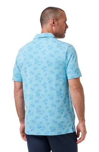 Travis Mathew Port Day Herren Poloshirt, air blue