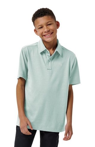 Travis Mathew The Heater junior polo, eierschalenblau