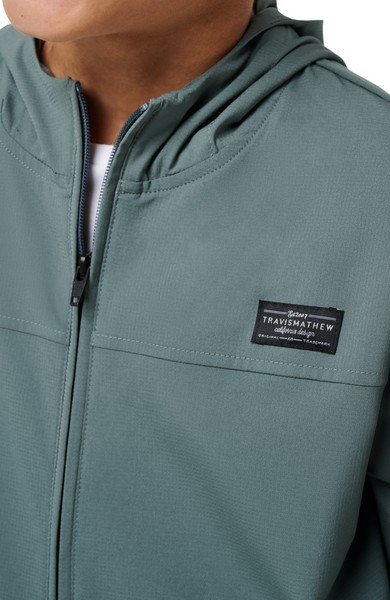 Travis Mathew Wanderlust Junior Sweatshirt, balsam green