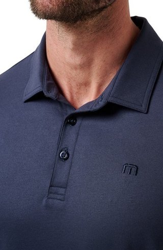 Travis Mathew Featherweight Performance Herren Poloshirt, total eclipse