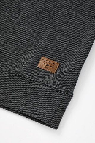 Travis Mathew Cloud 1/4 zip Herren Pullover, schwarz