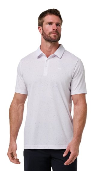 Travis Mathew Special Trip Herren Poloshirt, weiss