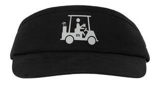 Travis Mathew Mapes Herren Visor, schwarz