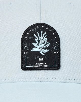 Travis Mathew Frequent Lodger Snapback Cap, azzurro