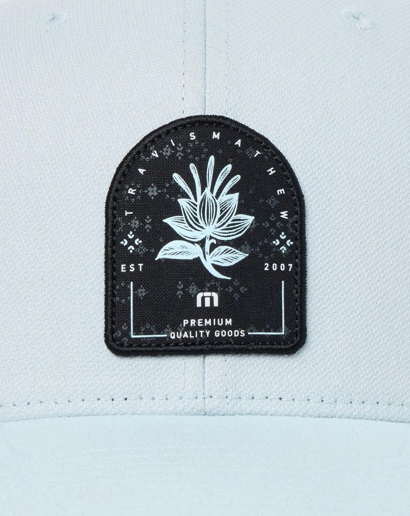 Travis Mathew Frequent Lodger Snapback Cap, azzurro