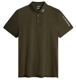 J.Lindeberg Tour Tech Herren Poloshirt, forest green