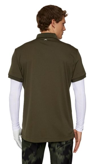 J.Lindeberg Tour Tech Herren Poloshirt, forest green