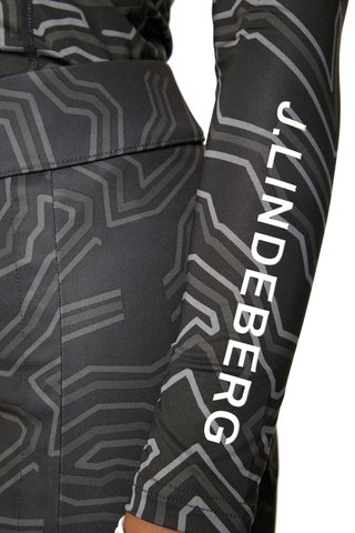 J.Lindeberg Ella Print Compression Damen T-Shirt, Asphalt