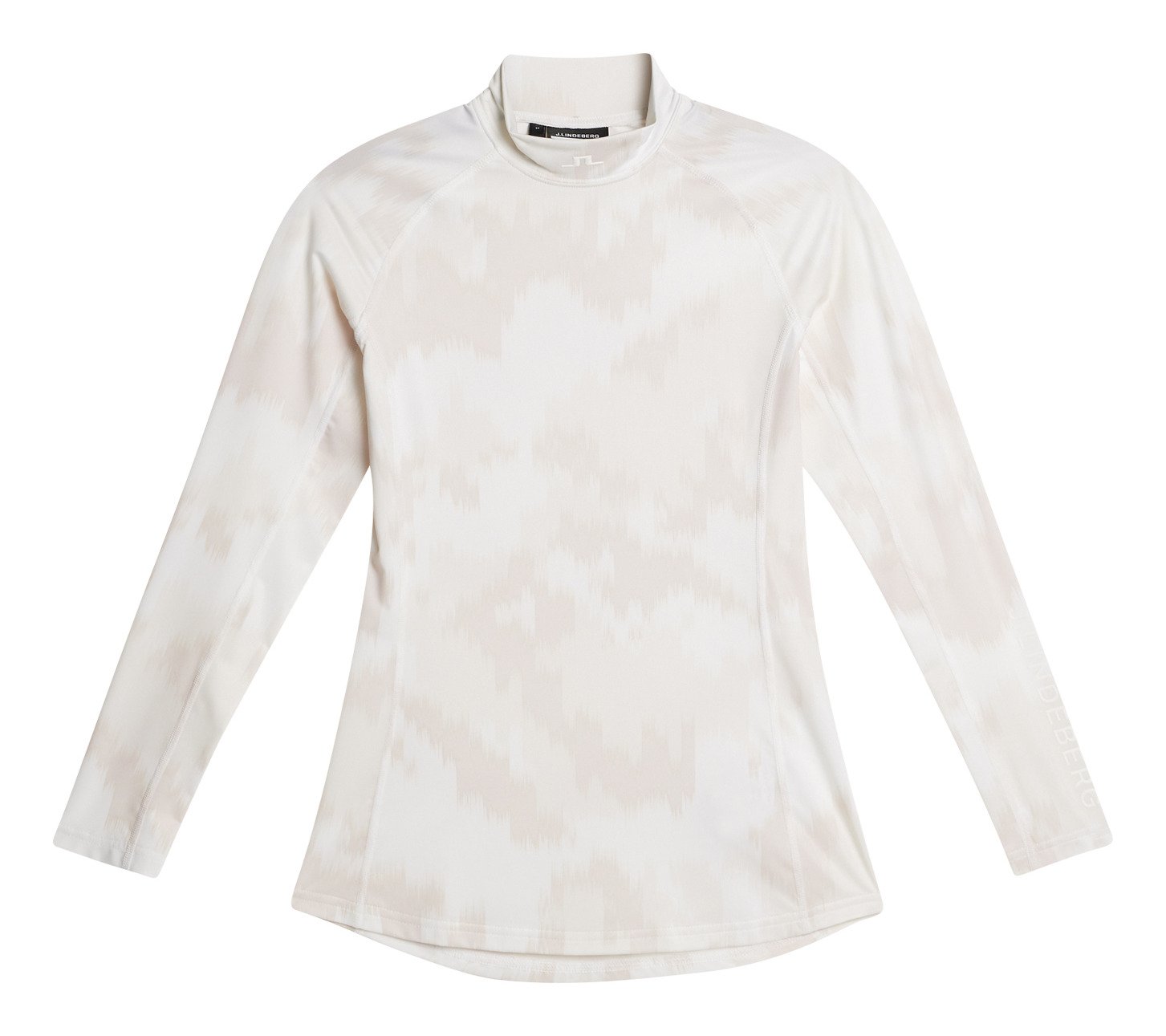 J.Lindeberg Ella Print Compression Damen T-Shirt, warp gray lilac