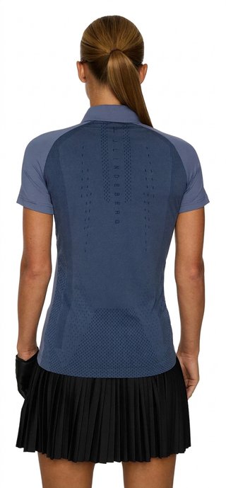 J.Lindeberg Bobi Damen Polo, Vintage Indigo