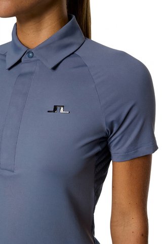 J.Lindeberg Bobi Damen Polo, Vintage Indigo